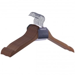 HANGER HOMEDE LUMA BROWN 10PCS