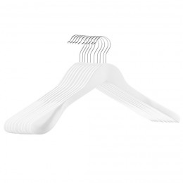 HANGER HOMEDE MORK WHITE 10PCS