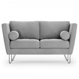 SOFA HOMEDE DELTIN SILVER 2P