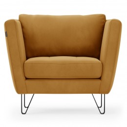 ARMCHAIR HOMEDE DELTIN MUSTARD