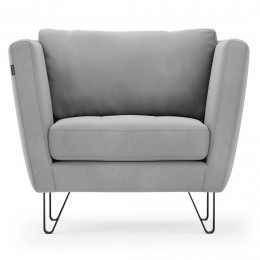 ARMCHAIR HOMEDE DELTIN SILVER